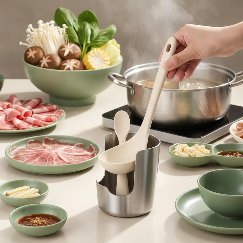 2-in-1 Stainless Steel Spoon R - Kitchen Baking Rack ulasan dan harga