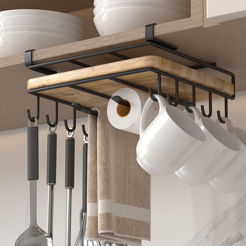 Kitchen Hanging Organizer Rack - Kitchen Uncle ulasan dan harga