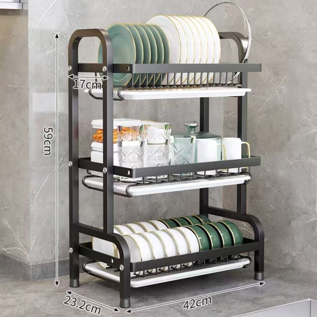 Multi-Tier Kitchen Storage Rac - Kitchen Baking Rack ulasan dan harga