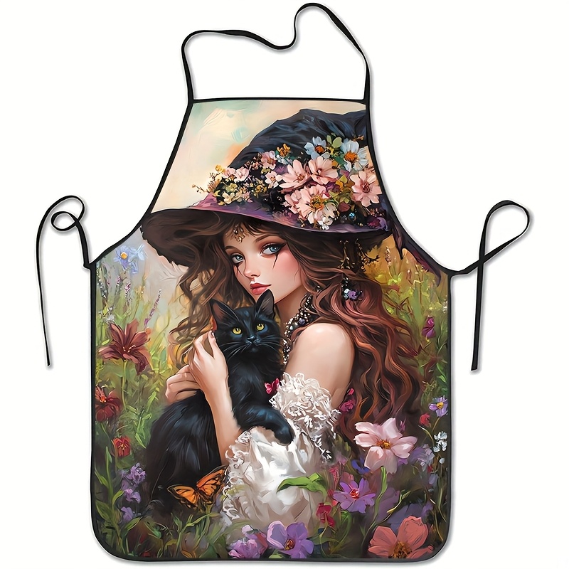 A Vintage Magic Black Cat Witc - Kitchen Witch Baking ulasan dan harga